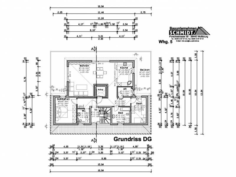 Penthouse | Wohnung mit direktem Personenaufzug | Mörse | WOB | Wolfsburg