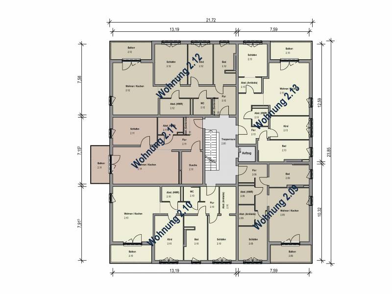 Mit Balkon - moderne Obergeschosswohnung Kaiserkamp in Sickte | Willkommen zu Hause!