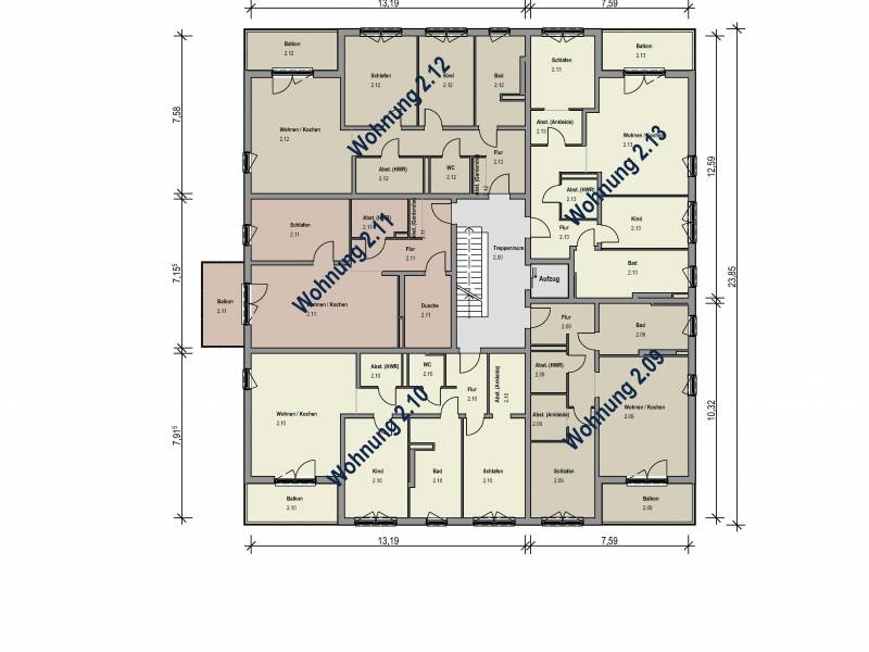 Mit Balkon - moderne Obergeschosswohnung Kaiserkamp in Sickte | Willkommen zu Hause!
