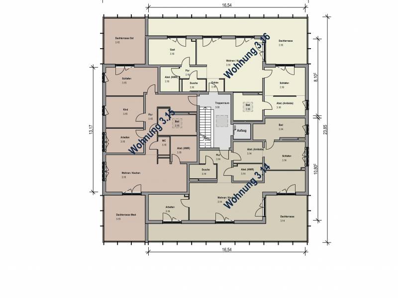 Dachterrasse - Über den Dächern vom Kaiserkamp in Sickte | Willkommen zu Hause!